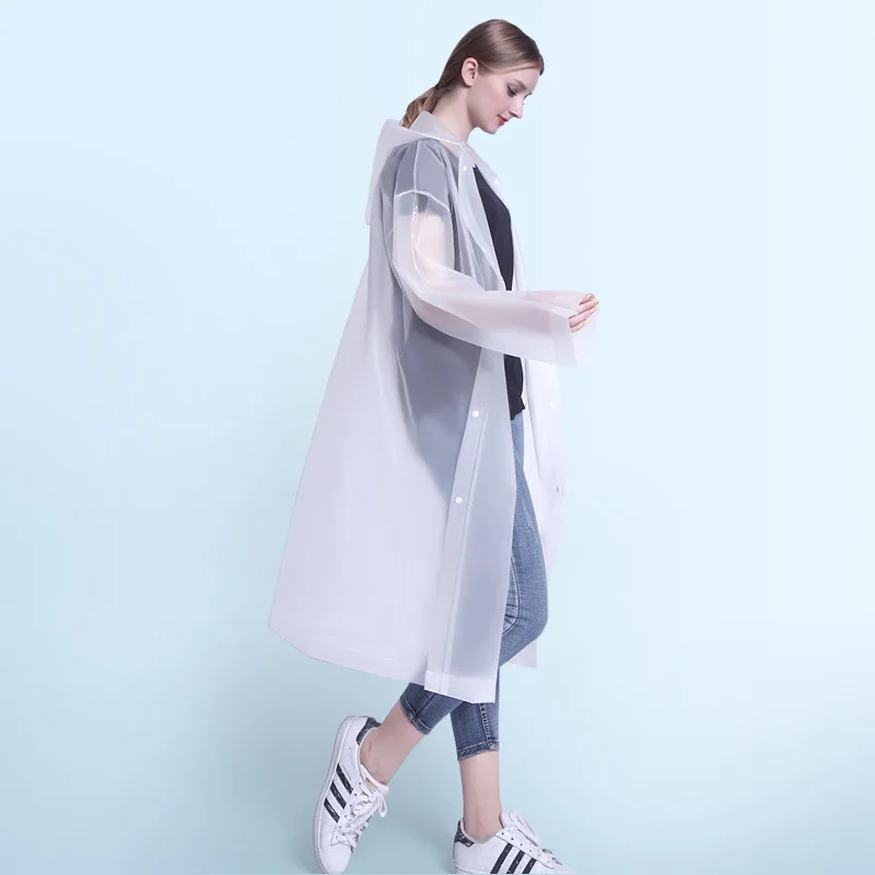 Overall Rain Coat Adult Motorcycle Rainwear Long Raincoat Women Waterproof Breathable Thick Cloak Plastic Trench Ponhco Outdoor | Дом и сад