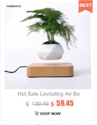 Offre spéciale lévitation Air bonsaï Pot Rotation jardinières lévitation magnétique Suspension fleur flottant Pot en Pot plante bureau décor