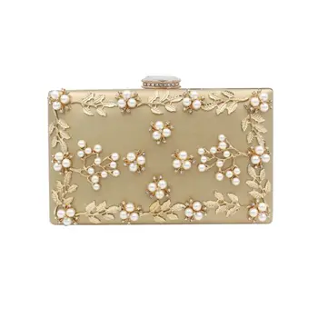 

WoMan Flower Prom Handbag Ladies Wedding Evening Party Clutch Banquet Purse
