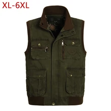 Classic Mens Vest with Many Pockets for Summer Casual Photographer Work Khaki Multi Pocket Sleeveless Jacket Waistcoat Chalecos