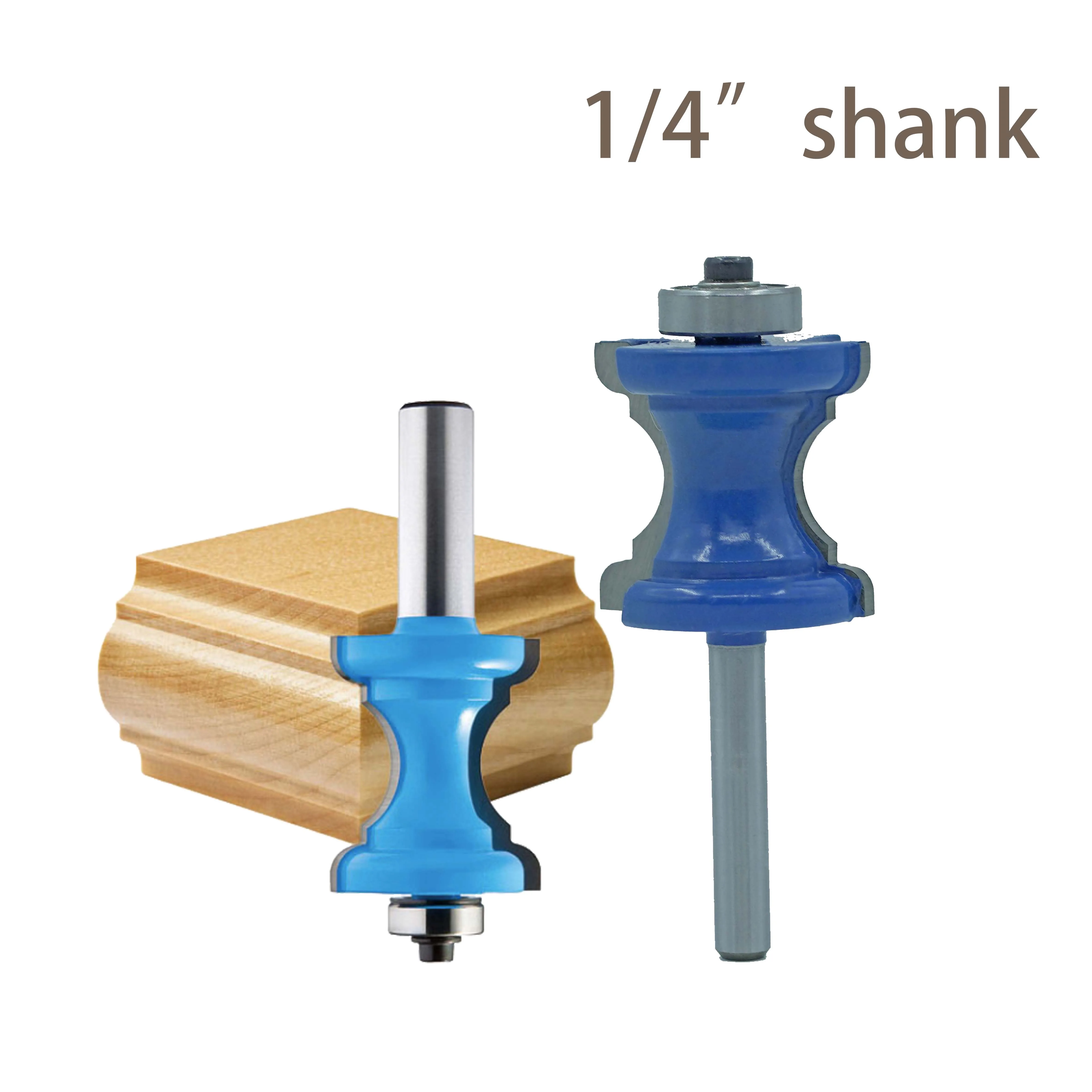 

New 1PC1/4"Shank Bullnose Bead Column Face Molding Router Bit For Woodworking Tools