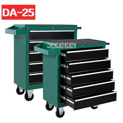 Boîte à outils de rangement à 5 tiroirs, chariot d'atelier, Mobile, multifonction, réparation automobile, entretien, armoire 