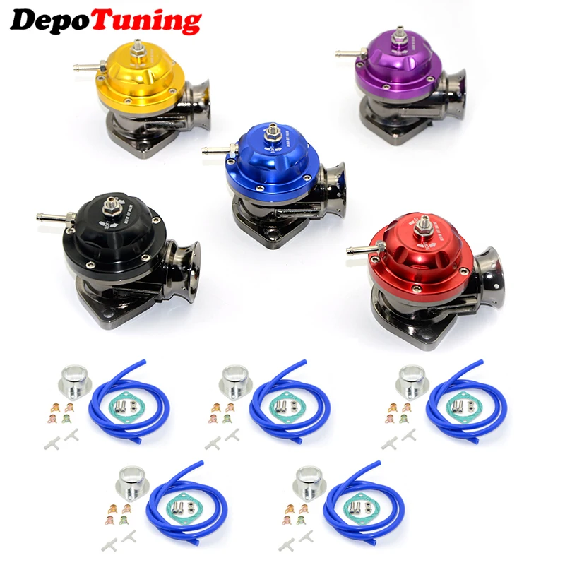 

DepoTuning Universal Type-RS Turbo Blow off Valve Adjustable 25psi BOV Blow dump/Blow off adaptor 5 colors