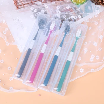 

Ultra-fine Soft Million Toothbrush Portable Travel Eco-friendly Brush Tooth Care Oral Cleaning Tool For Adult Upgrade Version