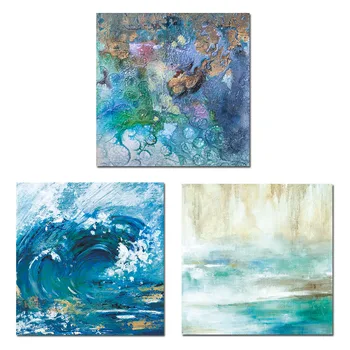 

Abstract Square Landscape Wall Art Painting Hand Painted Oil Painting On Canvas Modern Knife Landscape Paintings For Home Decor