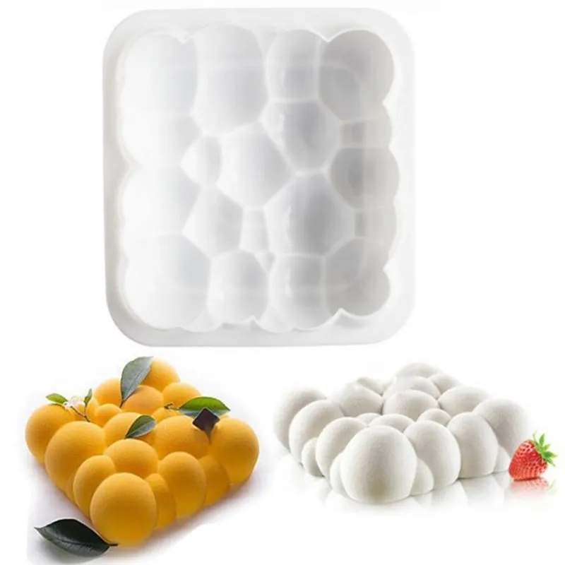 

Silicone Cake Mousse Mold Square Grid Baking Tray Cake Pan Non-stick Bakeware Pastry Home Kitchen Baking Tools