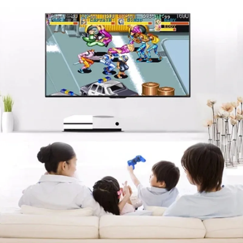 32 бит двойная игровая консоль GamepadsVideo поддержка HDMI TV Out 4 Гб встроенный 600