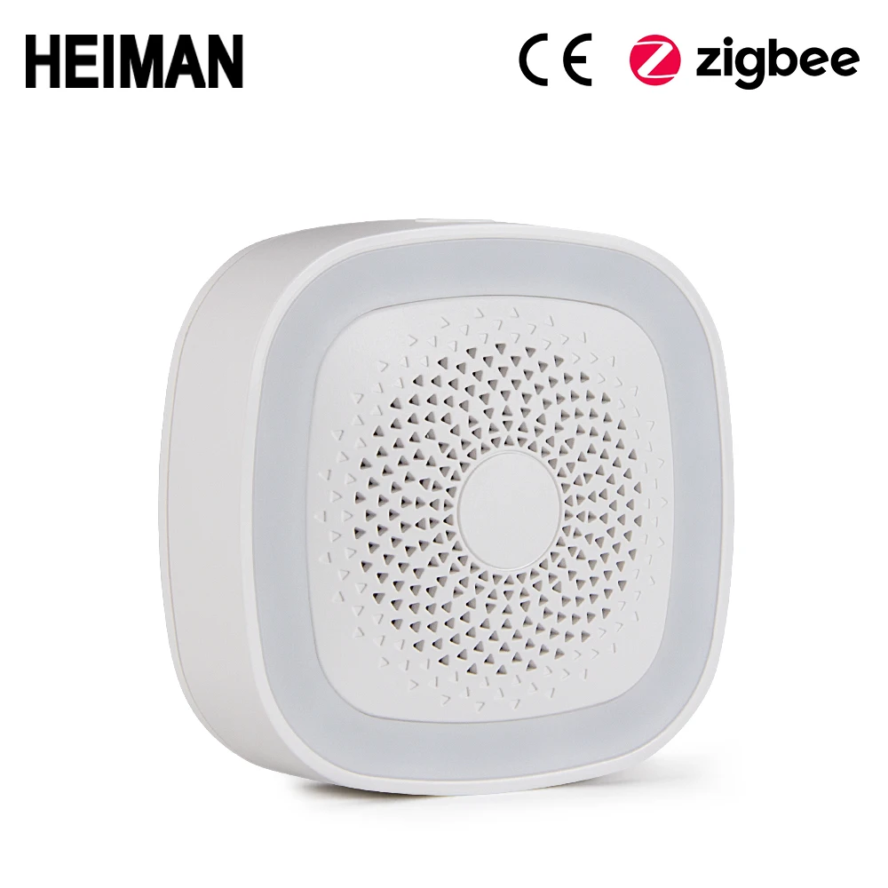 Gateway 1pcs HEIMAN HA1.2 Zigbee пожарная сигнализация Беспроводная охранная домашняя система умный Wifi шлюз и датчик дыма хост DIY комплект - Цвет: Gateway 1pcs