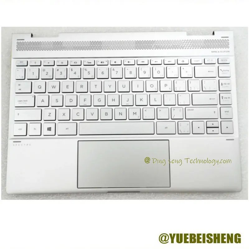 

Новинка/орг для HP Spectre x360 13-AE 13-ae007tu Palmrest Французская клавиатура верхняя крышка Touc hp ad серебристая