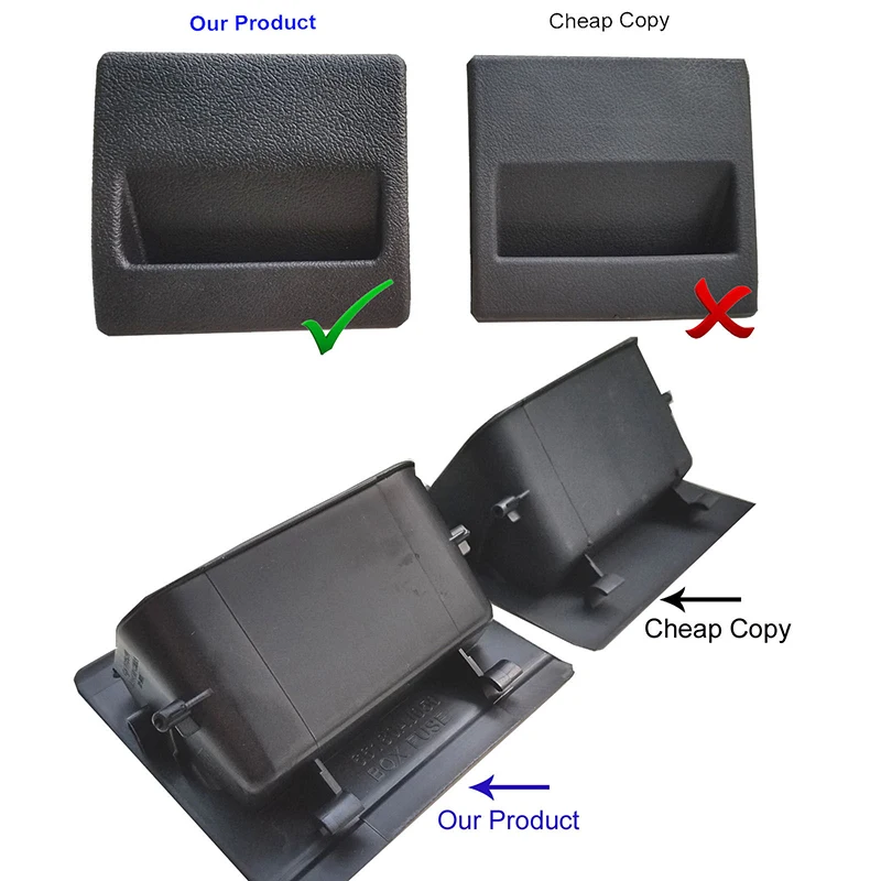 Black ABS Fuse Box,Coin Container Storage Tray Compatible with Subaru XV Crosstrek Forester Outback Legacy Impreza WRX STI