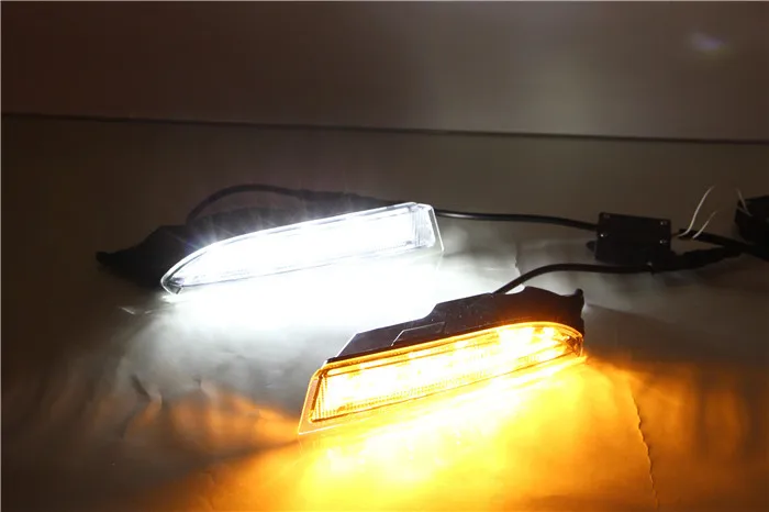 2 шт. 12 В LED DRL для Volkswagen VW Scirocco R 2010 2011 2012 2013 2014 Светодиодный дневной светильник