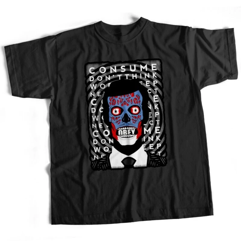 

They Live Disobey Vendetta Conspiracy Film Movie Horror Scary Trump T Shirt