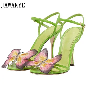 

Hot Sexy Bowknot High Heels sweety girls shoes stilettos sandals women 2020 Summer butterfly knot summer shoes female