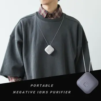 

Air Purifier USB Portable Personal Wearable Necklace Negative Ionizer Anion