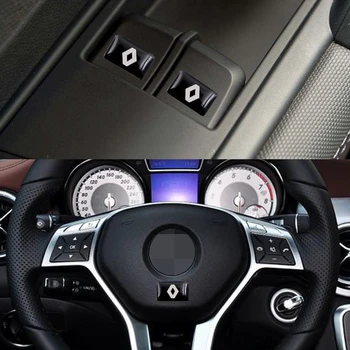 

3D Car Styling For Renault Megane 2 3 Duster Logan Clio Laguna 2 Captur Auto Decorative Wheel sticker emblems Car Accessories