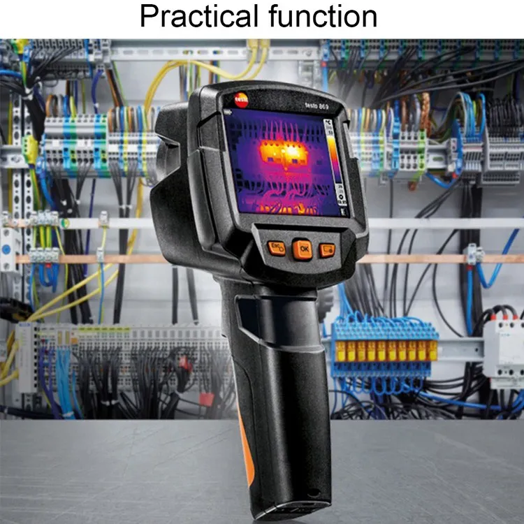 Testo 865 тепловизор термометр Инфракрасный Тепловизор камеры Termometro 3,5 'lcd Видимый светильник