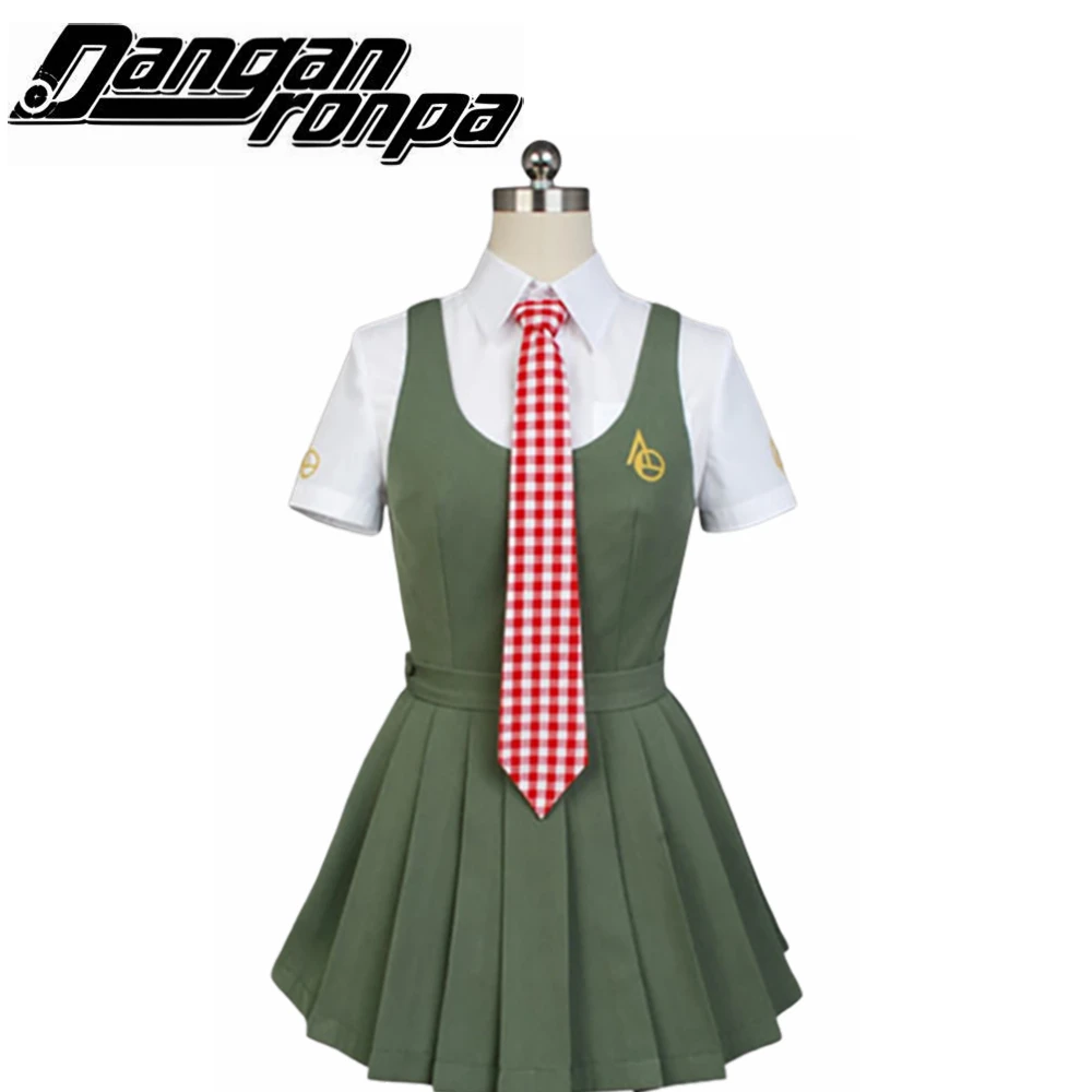 Япония Аниме Супер Dangan Ronpa 2 Danganronpa Mahiru Koizumi косплей костюм школа полный комплект униформы белая рубашка юбка для женщин