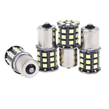 4 pces de alta qualidade 33 2835-smd lâmpadas led carro traseiro turn signal lâmpada de backup automático reverso lâmpadas branco âmbar vermelho dc 12v