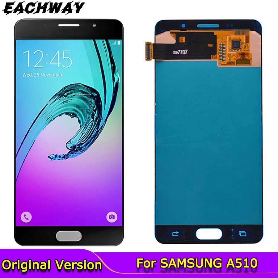 ЖК дисплей Super AMOLED для SAMSUNG GALAXY A5 2016 A510 сменный сенсорный экран с дигитайзером в