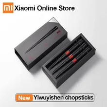 Xiaomi Yiwuyishen палочки для еды Нескользящие суши-еда палочки для Чоп высокая термостойкость китайские палочки для еды Детские Взрослые палочки для еды