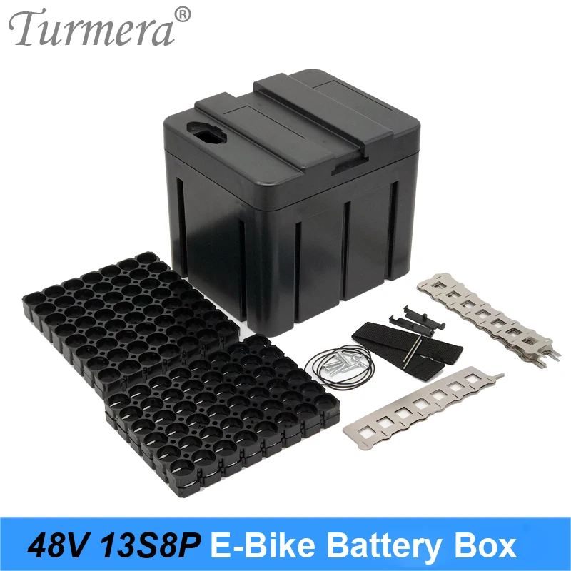 Turmera 48V E bike Battery Storage Box For Battery Pack 13S8P 18650