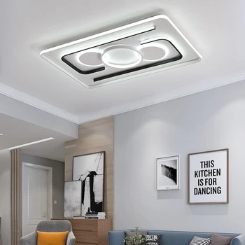 

Modern living room led chandelier simple creative Nordic designer round bedroom study room led ceiling chandelier