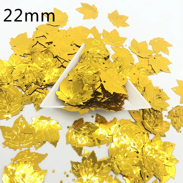 20g/Bag PVC Loose Sequins Paillettes Crafts Mixed Confetti For Nails Art Manicure/Wedding/Festival Decoration Sewing Handcraft Leaf