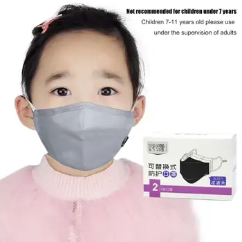 

Two Masks, 30pcs Disposable Gaskets, Dust-proof Five-layer Protective Masks