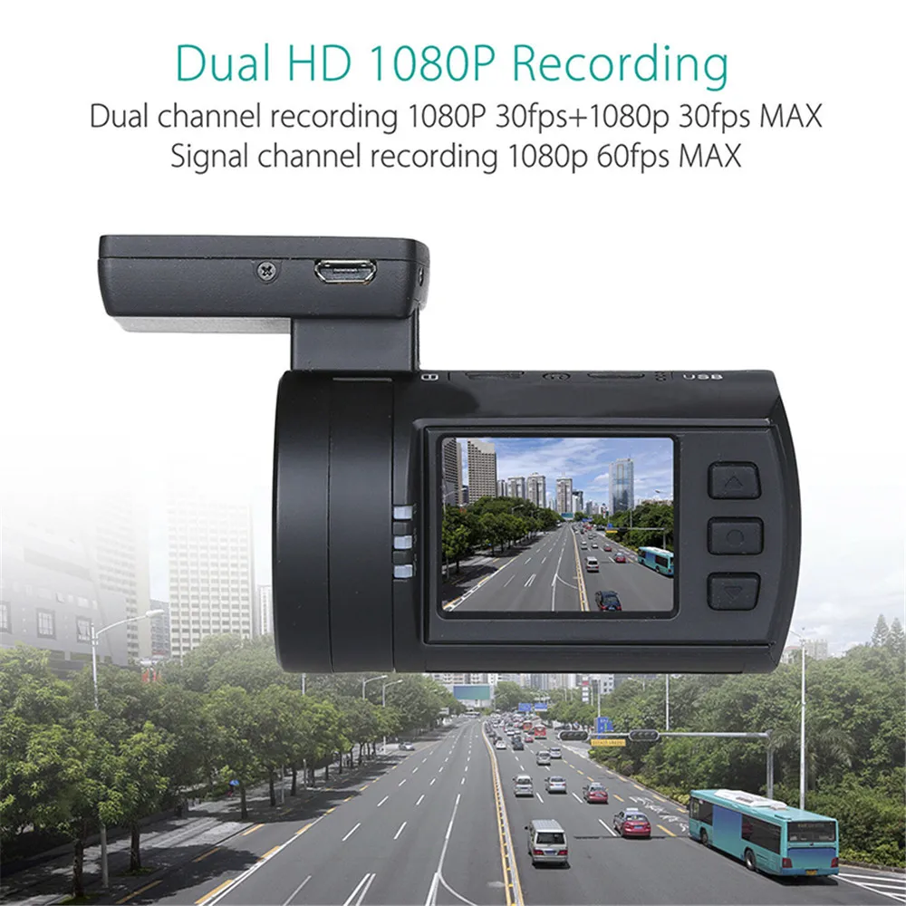 Blueskysea Mini 0906 Pro Dual 1080P Объектив wifi gps Автомобильный видеорегистратор sony IMX327 циклическая запись ночного видения RF пульт дистанционного управления