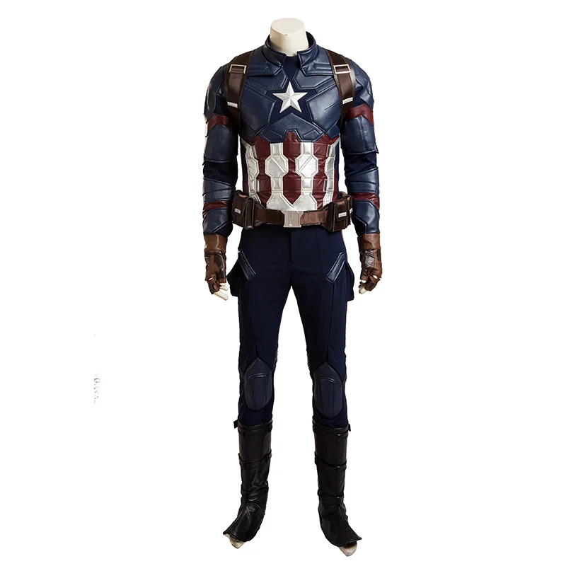 Фильм Капитан Америка 3 Civil War Steve Rogers косплей костюм, полный набор одежды