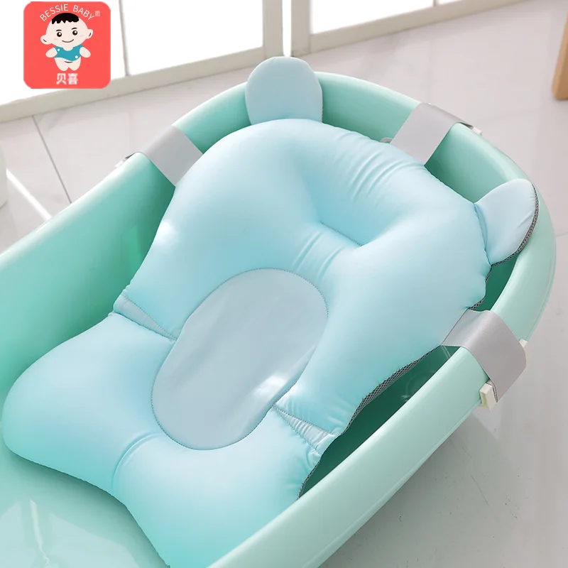 

Bath Net Baby Infant Newborn Son Tub Bath Stand String Bag Suspension Pad Universal-Sit Lie Anti-slip