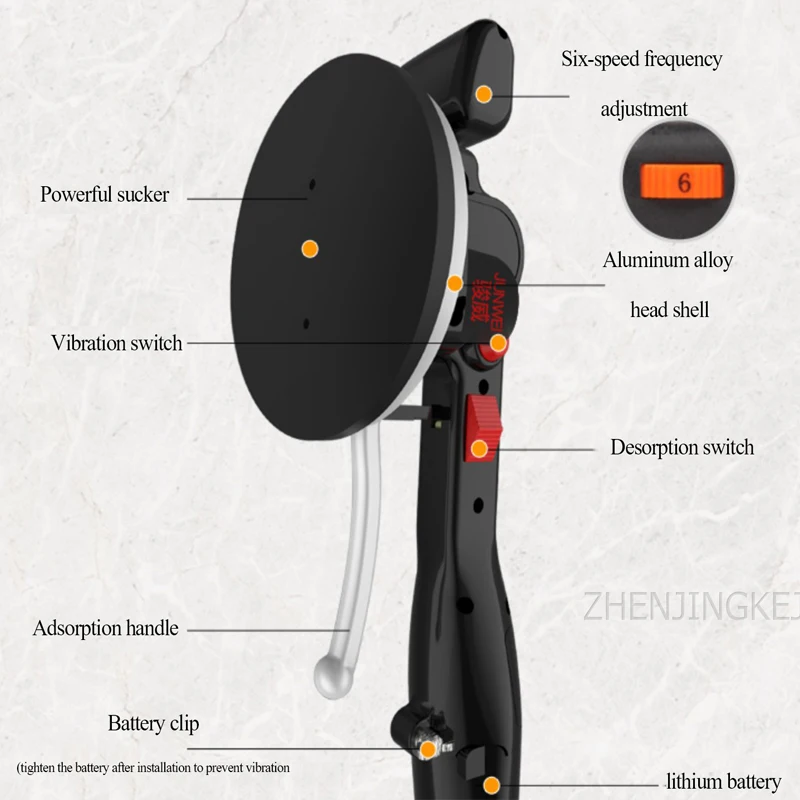 Ceramic Tile Tiler Vibrator Bricklayer Tiling Tools Electric Portable Ceramic Tile High Power Tiler Vibrator Floor Tiles