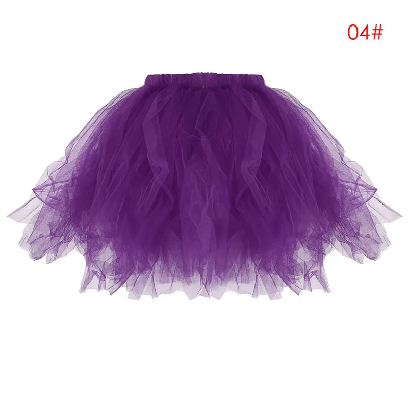 Детские юбки-пачки для маленьких девочек и женщин, для взрослых, мини балетное нарядное платье принцессы, вечерние платья, D08C - Цвет: Purple mother