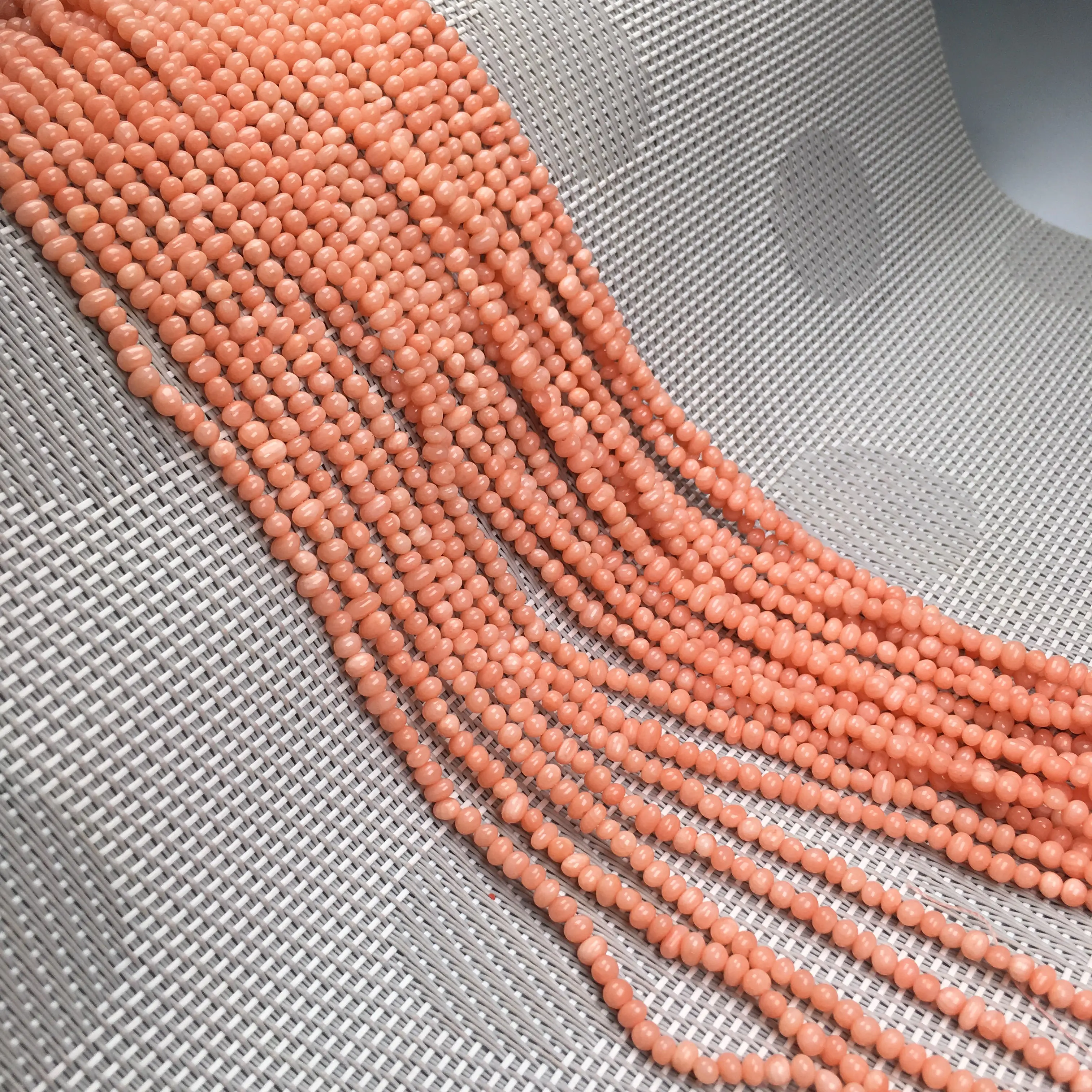 3 4 мм коралловые бусины из натурального камня оптовая продажа маленькие