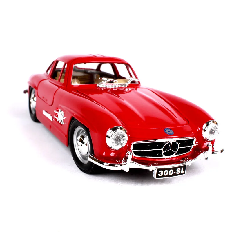 Модель классического автомобиля Mercedes 300SL Bburago 1:24 из сплава модель украшение
