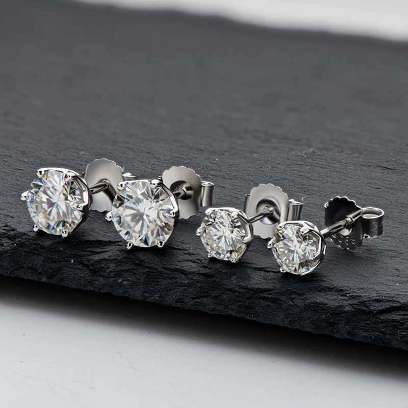 [STONE HENgE] 韓国☆925 Silver☆H0155 Earrings 925 Sterling Sapphire Silver Korean Earrings – Crystal
