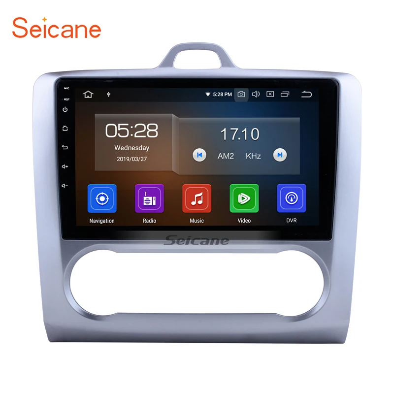 Best Seicane GPS Head Unit For Ford Focus 2 2004-2011 10.1 inch Android 9.0 Touchscreen Car Radio WiFi Touchscreen Multimedia Player 0