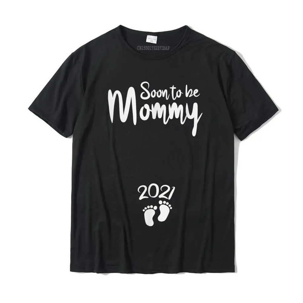 Print Top T-shirts Oversized Short Sleeve Printed On 100% Cotton Fabric Crewneck Mens T Shirt Comics Tops Shirt Summer Soon to be Mommy 2021 Baby Reveal Gift Mom Pregnancy T-Shirt__MZ16902 black