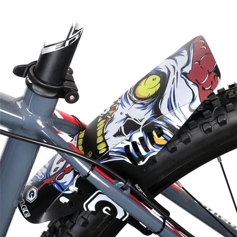 

1Pcs Bicycle Mudguard Front Rear Mudguard Cycling Road MTB Mountain Bike Bicycle Fender with 6 Fixing Strap Bike Accessories