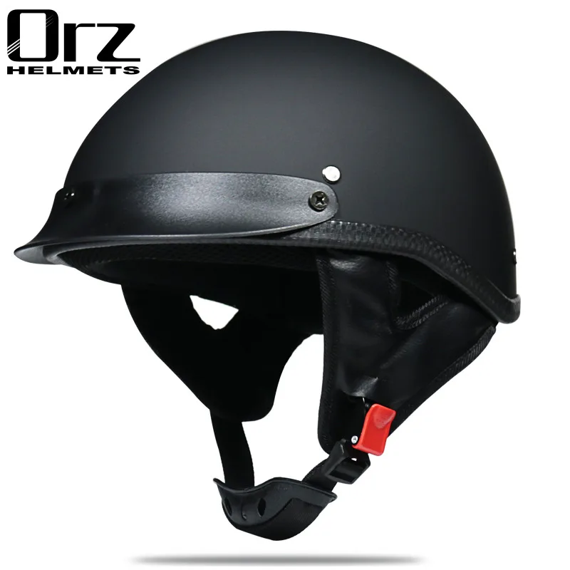 Casco Moto Vintage Unisex Open Face Cascos Para Moto Per Uomo Moto Antiappannamento Retro Moto Casque Capacete De Moto Dot