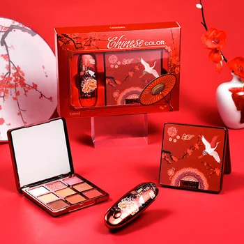 

Cosmetics make-up set lipstick eye shadow full set enjoy wonderful oriental series one TSLM2