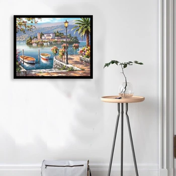 

NEW-DIY Pictures By Numbers Nature Landscape Painting By Numbers Frameless Acrylic Wall Art Digital Painting on Canvas