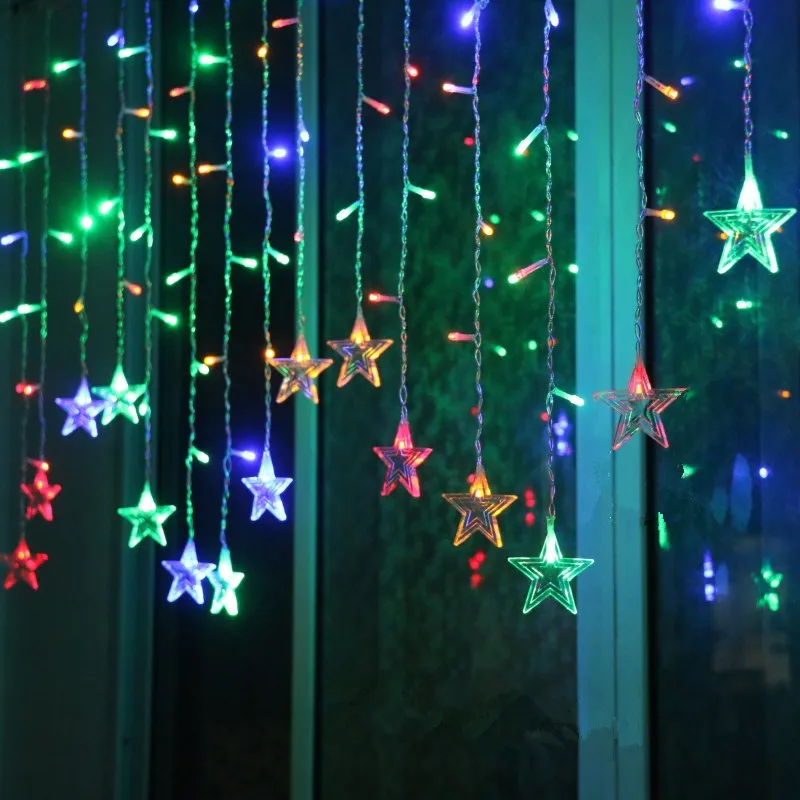 

Christmas Decorations for Home LED Curtain String Lights New Year Decoration Garland Arbol De Navidad 2019 Natal Kerst Decoratie