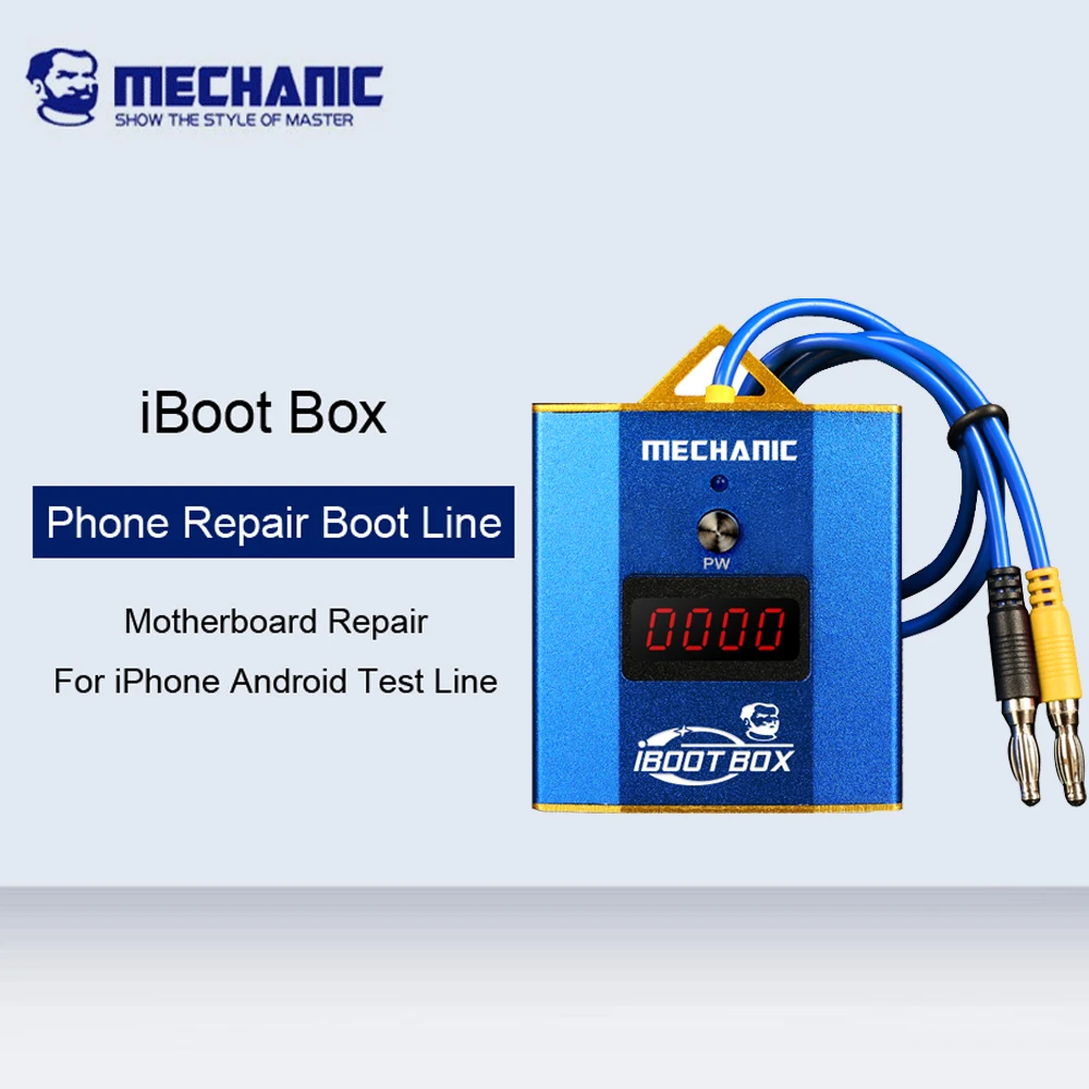 Механик iBoot коробка Питание линия Тесты кабель для iPhone и Android телефон Батарея загрузки линии материнская плата ремонт, блок питания