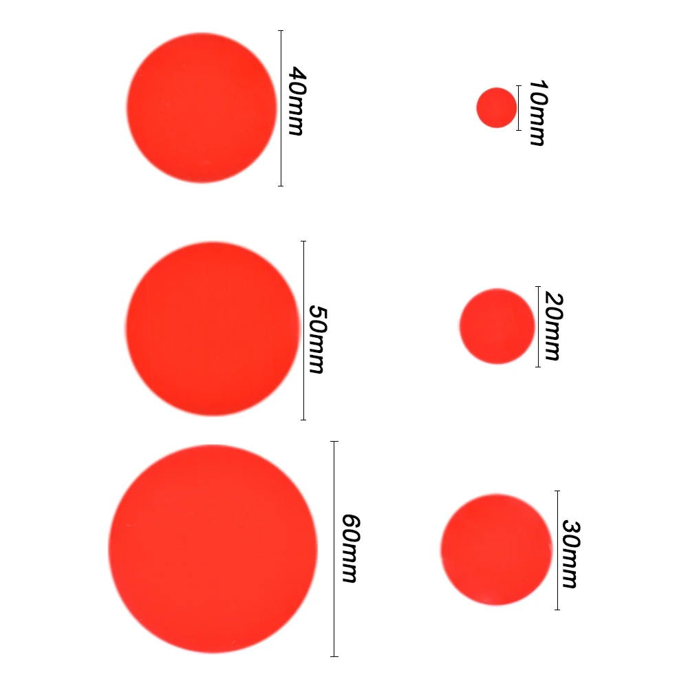 10 шт. 3M круг Двухсторонняя клейкая лента крепкий акриловый клей ПЭТ красная пленка прозрачная двухсторонняя лента без следа ЖК-телефон планшет экран