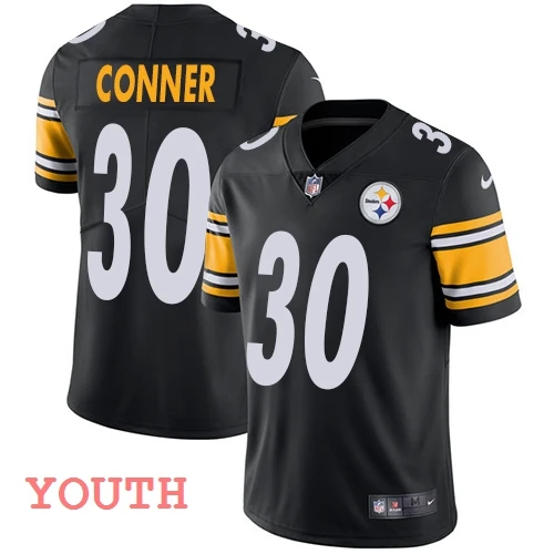 Для молодых людей, сшитые Высокое качество Питтсбург Качество Steelers Джеймс Коннер Цвет пик Джерси - Цвет: Youth