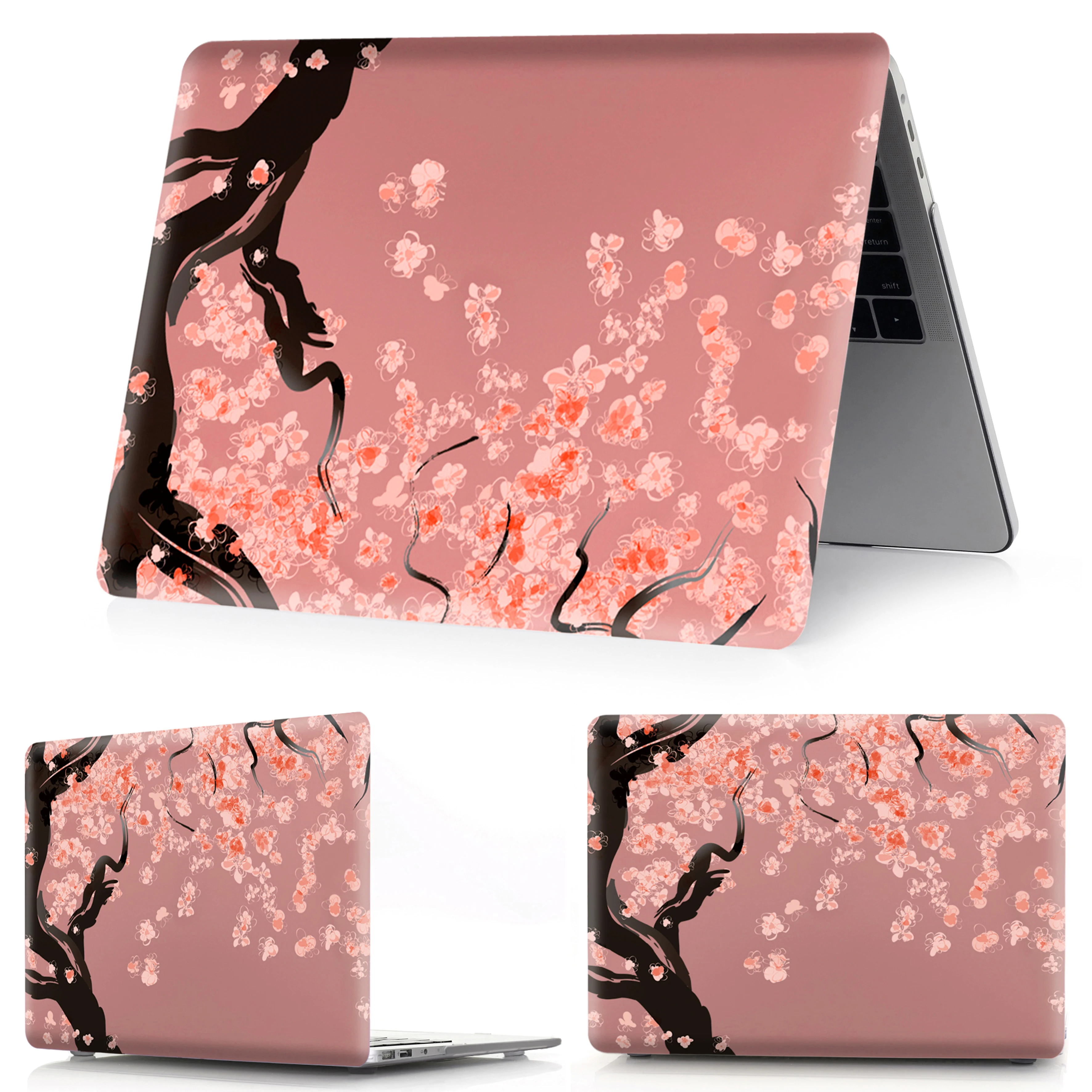 Cereja Novo 2023 Case do Portátil para Macbook m1 m2 ar Pro 13 14 16 Polegada 2023 Chip Chip Barra id - Imagem 2