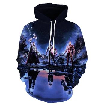 

2020 New Marvel Avengers 4 Infinity War Iron Man Tony Stark Hoodie Sweatshirt For Men 3D Print Hoodies Dropshipping