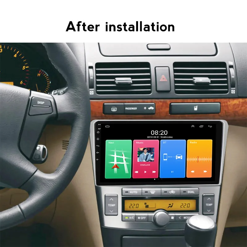 Newest Android 11 2Din Car Radio Multimedia Video Player For Toyota Avensis T25 2002-2008 Navigation GPS Audio 2 din no dvd wifi |