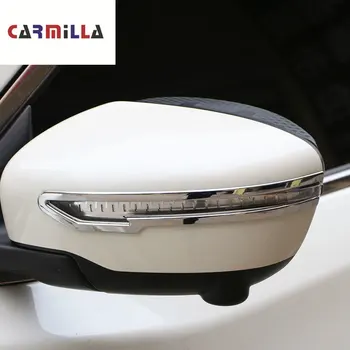 

Carmilla Car Chrome Rearview Mirror Protector Cover Rear View Mirror Trim Sticker for Nissan X-trail Xtrail Rogue T32 2013-2020